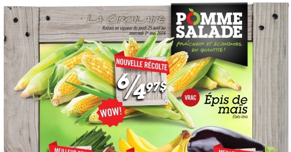 Circulaire Pomme Salade